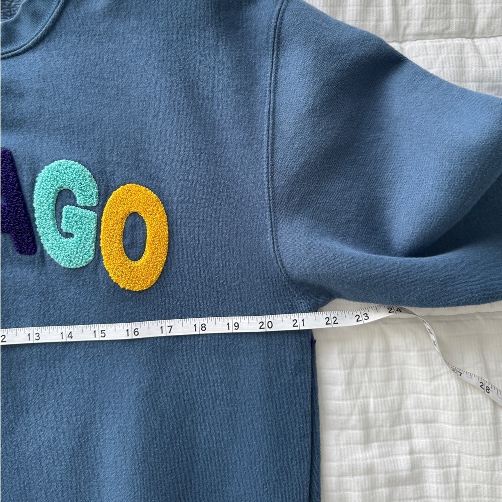 Blue Chicago crewneck sweatshirt, size XL - Picture 4 of 6
